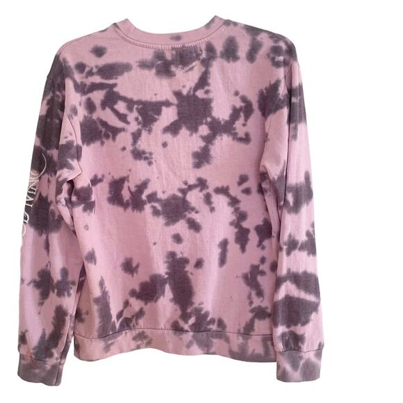 Fleetwood Mac Purple Tie Dye Rumours Graphic Sweatshirt Small - Picture 4 of 6